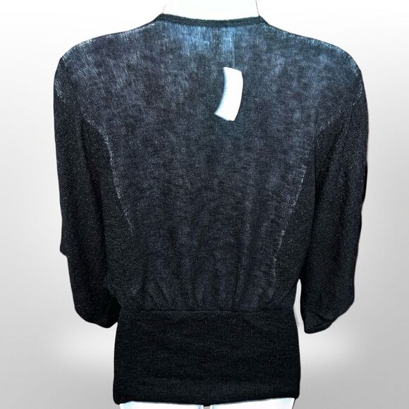 NWT Maurice’s Studio Y Black Lightweight Sweater Size XS - Picture 5 of 5